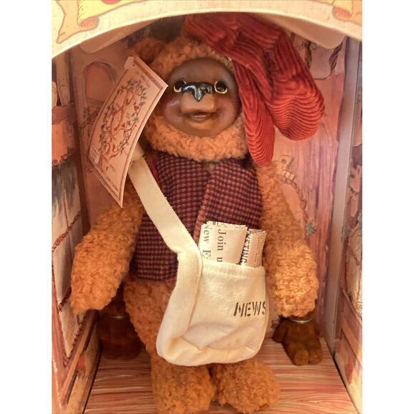 Vintage Cinnabears Dill Collectible Stuffed Animal Bear Plush With 2 Small Bears - Picture 5 of 12